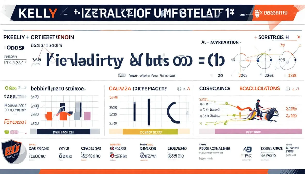Gráfico explicativo del Criterio de Kelly mostrando la fórmula y ejemplos de cálculo